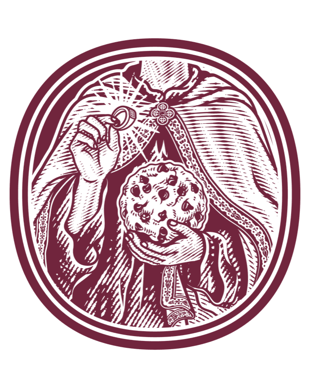 The Ring & Robe Cookie Club crest